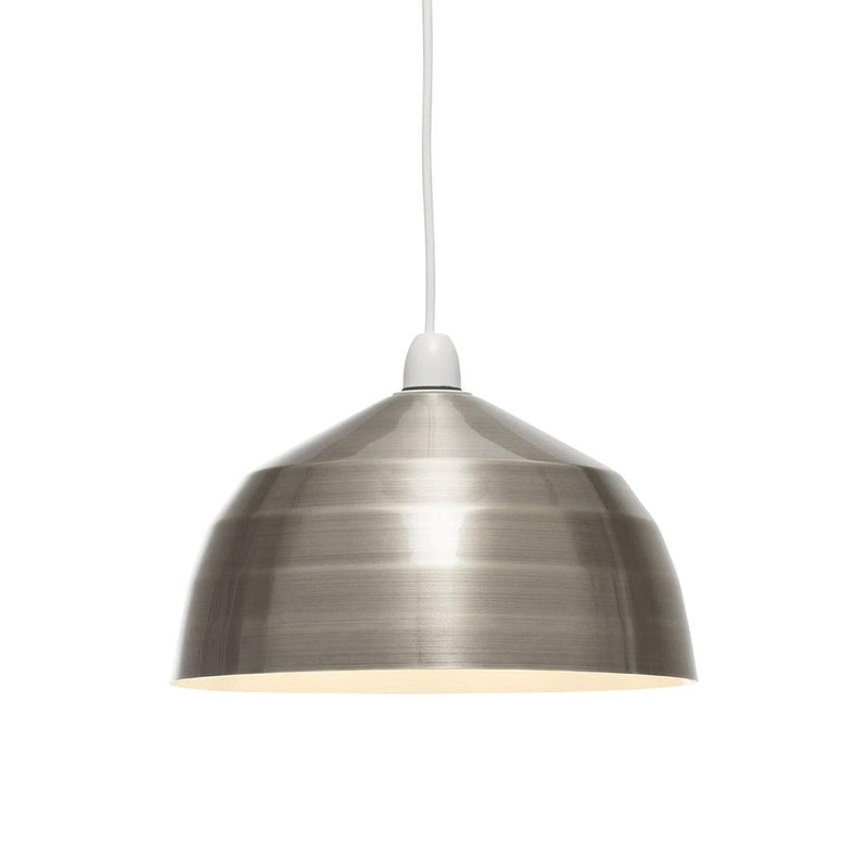 Ortler Easy Fit Satin Nickel Ceiling Lamp Shade