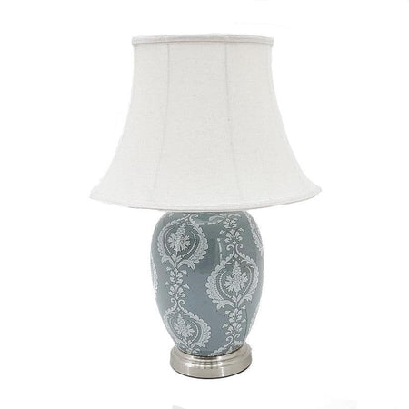 Burford Grey Ceramic Table Lamp