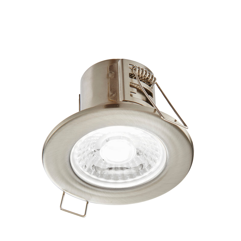ShieldECO 500 Cool White Nickel Recessed Ceiling Light IP65 4W