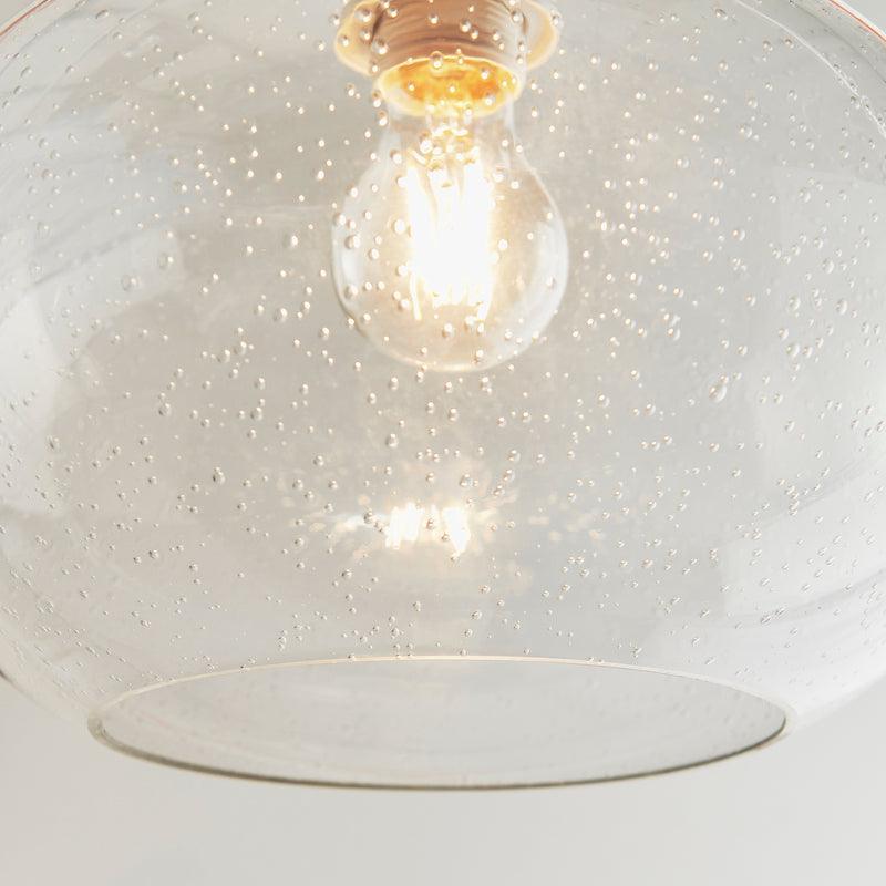 Dimitri 1 Light Clear Ceiling Pendant Light - shade only