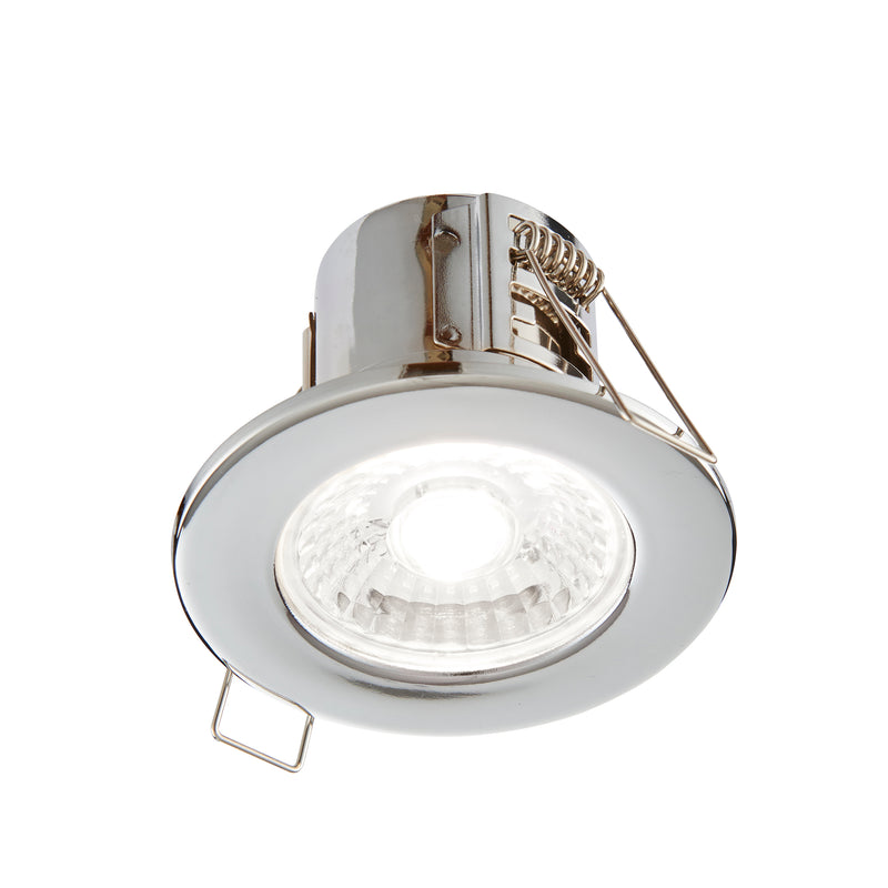 ShieldECO 500 Cool White Chrome Recessed Ceiling Light IP65 4W