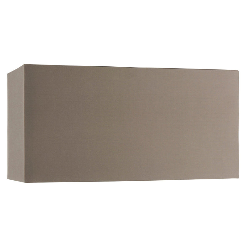 Endon Cassier Large Rectangle Taupe Lamp Shade