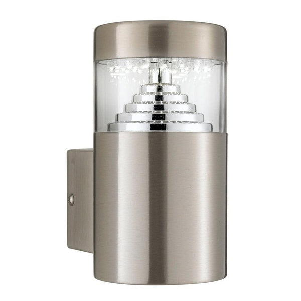 Searchlight Brooklyn LED Stainless Steel Outdoor Wall Light