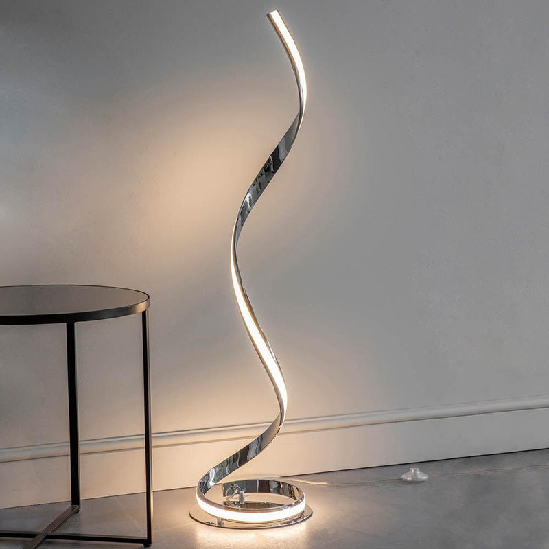 Endon Aria 1 Light Chrome Floor Lamp by Endon Lighting 2