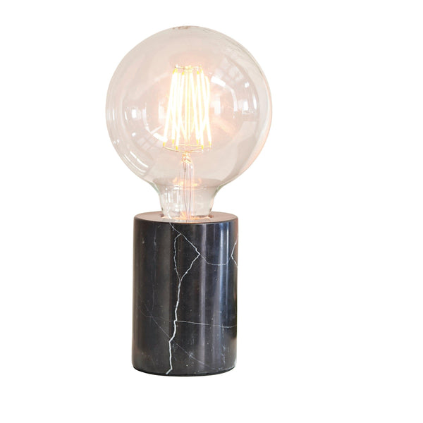 Endon Otto 1 Light Black Marble Table Lamp 1