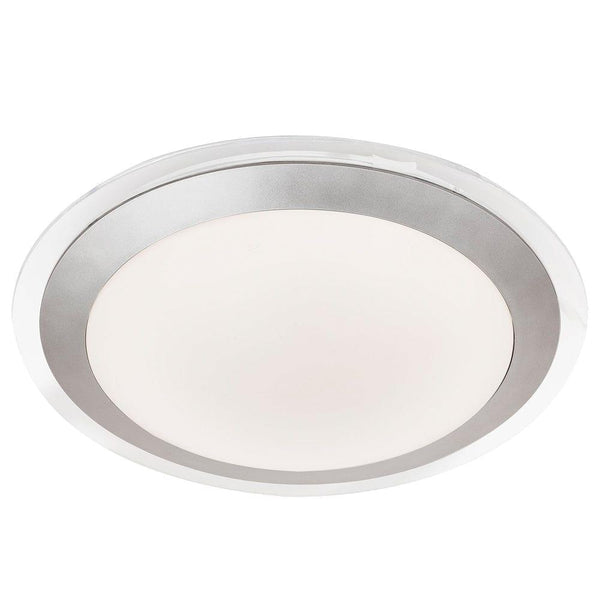 Chester Bathroom LED Ceiling Flush With Acrylic White Shade
