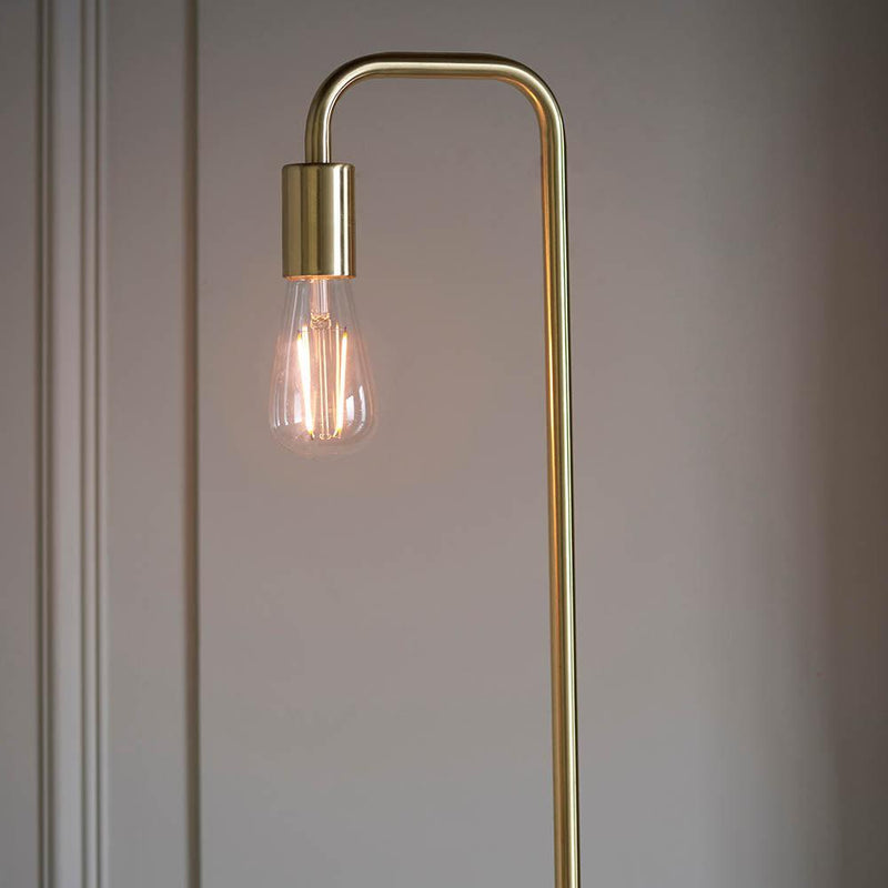 Rubens 1lt Brass Floor Lamp 76983