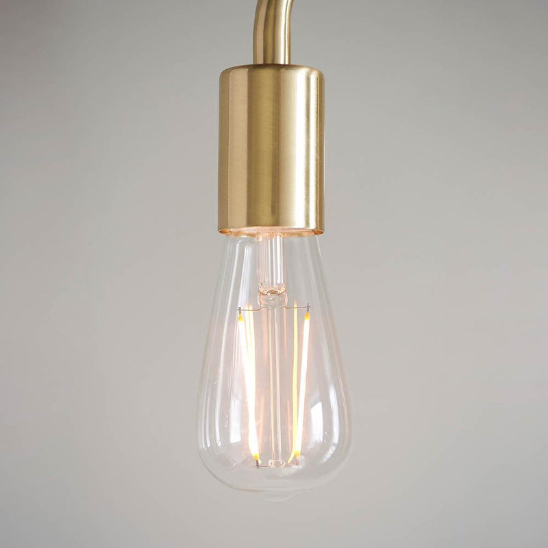 Rubens 1lt Brass Floor Lamp 76983