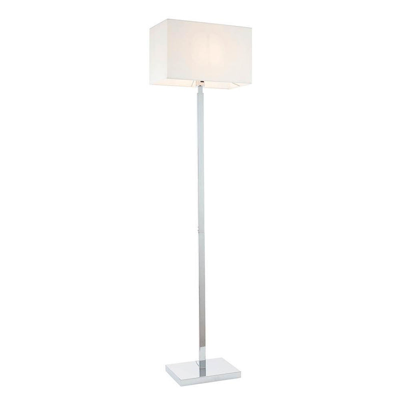 Endon Rectangular 1 Light Lamp Shade Vintage White - 16 inch