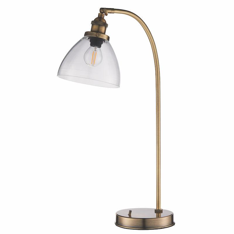 Hansen Brass Table Lamp unlit