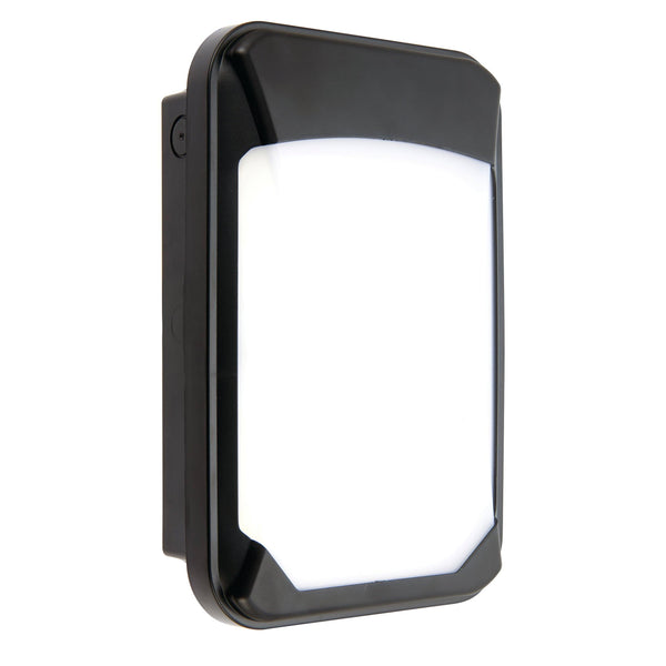 Lucca Black Small LED Outdoor Wall Light IP65 15W