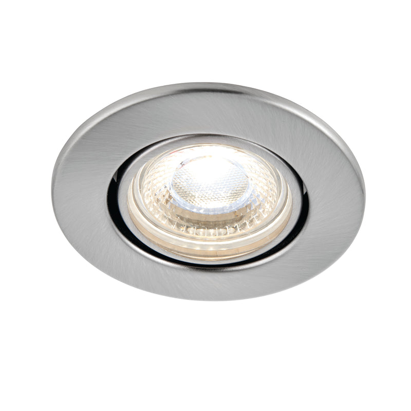 ShieldECO 800 Tilt Cool White Nickel LED Recessed Light 8.5W