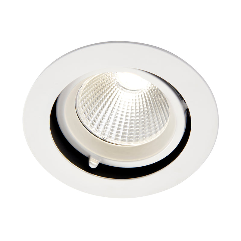 Axial Cool White LED Recessed Downlight Round 30W