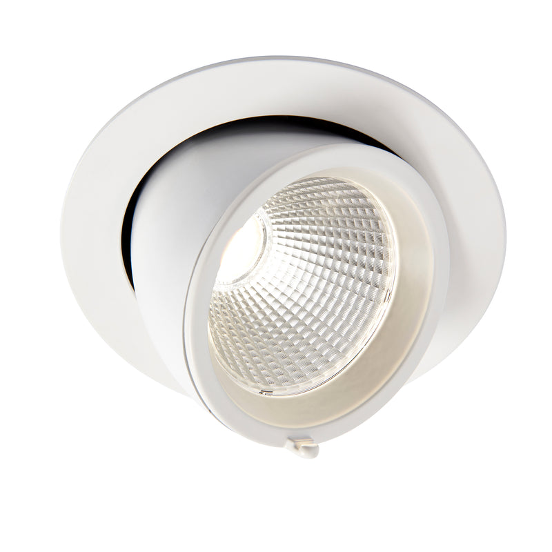 Axial Cool White LED Recessed Downlight Round 30W