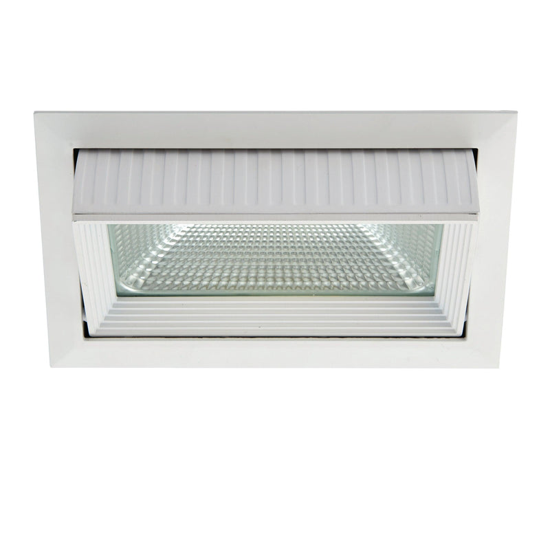 Buy Axial Rectangular White Adjustable Recessed Downlight 35W