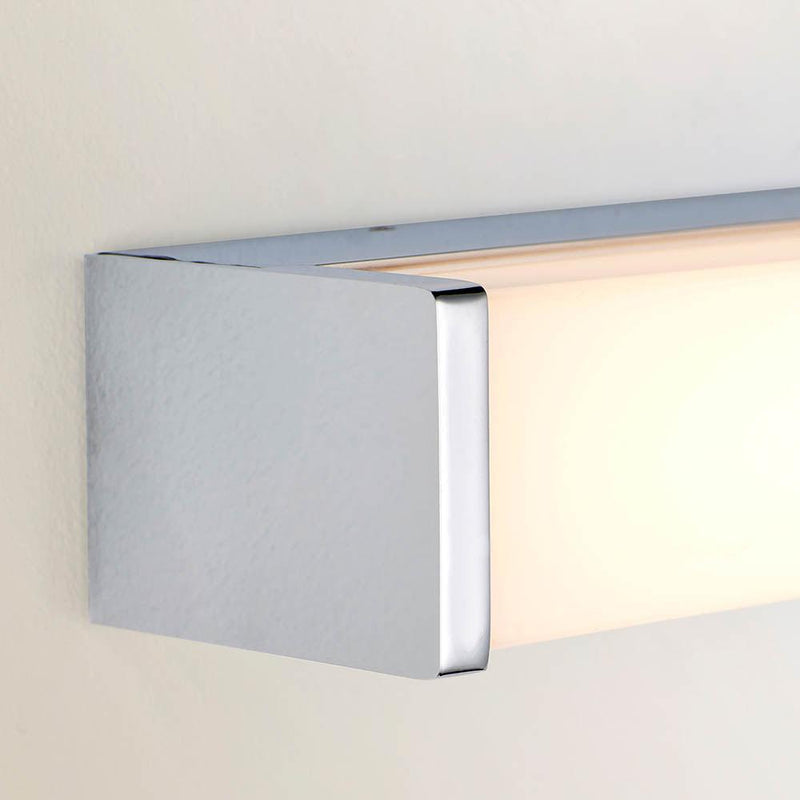 Endon Edge Chrome Finish Bathroom Wall Light - Small