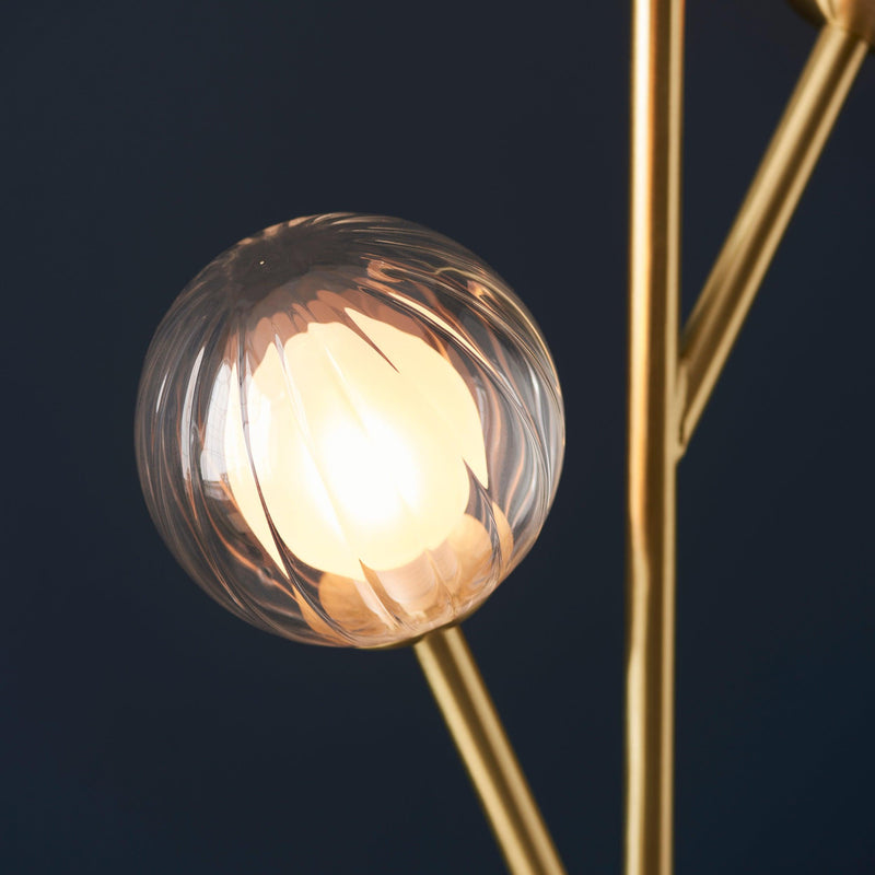 Riviera Brass Art Deco Floor Lamp