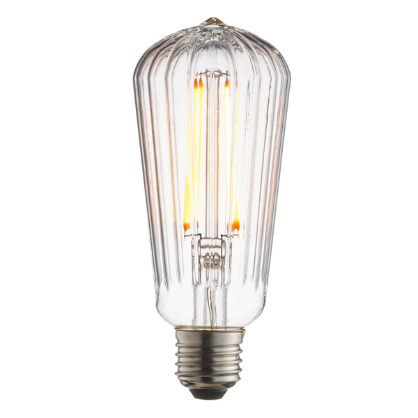 Ribb Pear Shaped E27 Decorative 4w LED E27 Light Bulb
