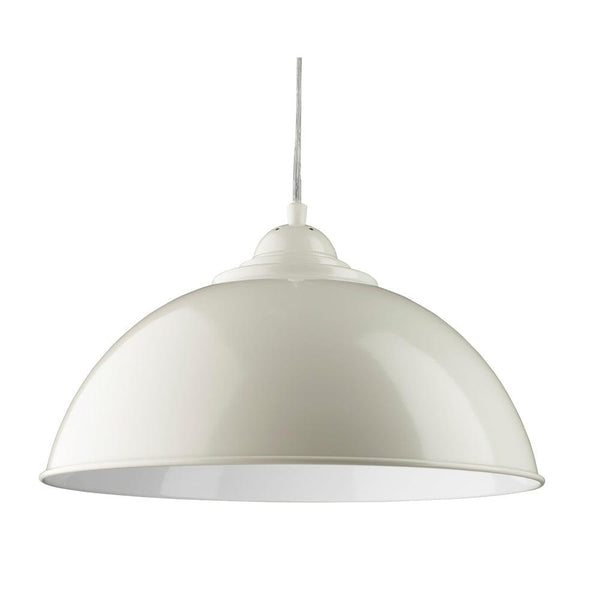 Searchlight Fusion Half Dome Ivory Ceiling Pendant