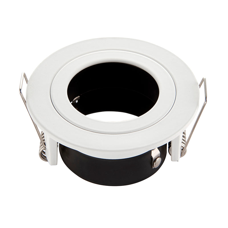 Cast Baffle White Recessed Adjustable Downlight 50W