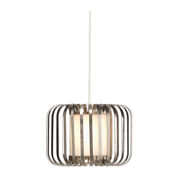 Lech Large Nickel Easy Fit Pendant Satin Nickel Ceiling Lamp Shade