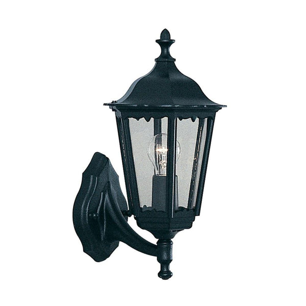 Searchlight Alex Traditional Outdoor Black Wall Light