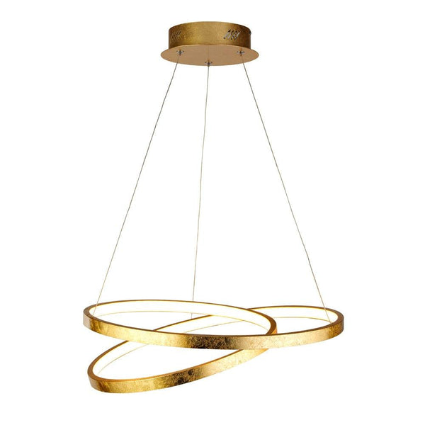 Searchlight Float LED Gold Leaf Ceiling Pendant Light