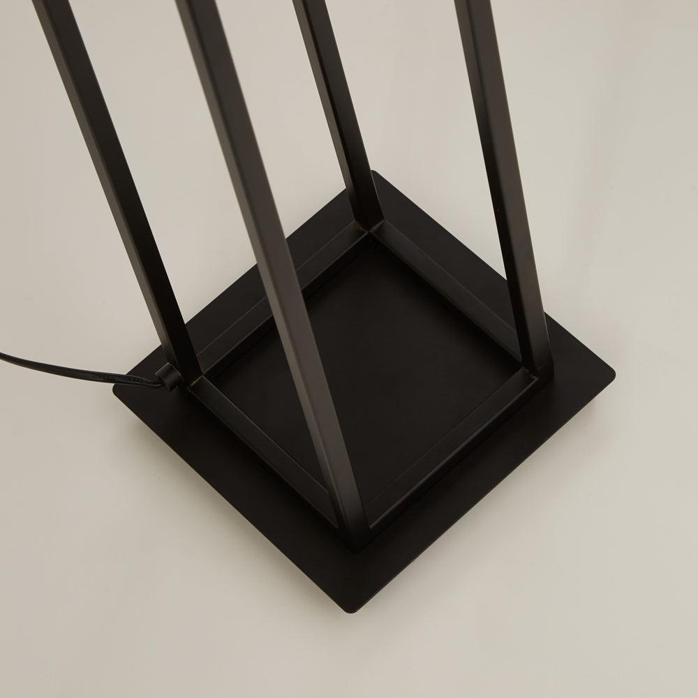 Elevator 1 Light LED Black Frame Floor Lamp - Crystal Drops by 3