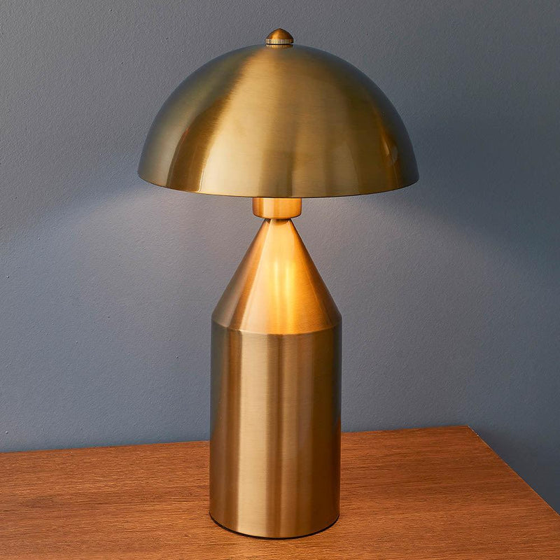 Endon Nova 1 Light Antique Brass Finish Table Lamp 3