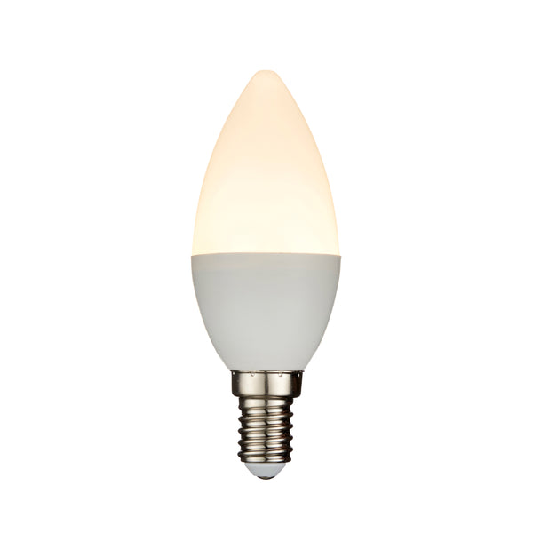 E14 LED Candle Warm White Lamp Bulb 5W