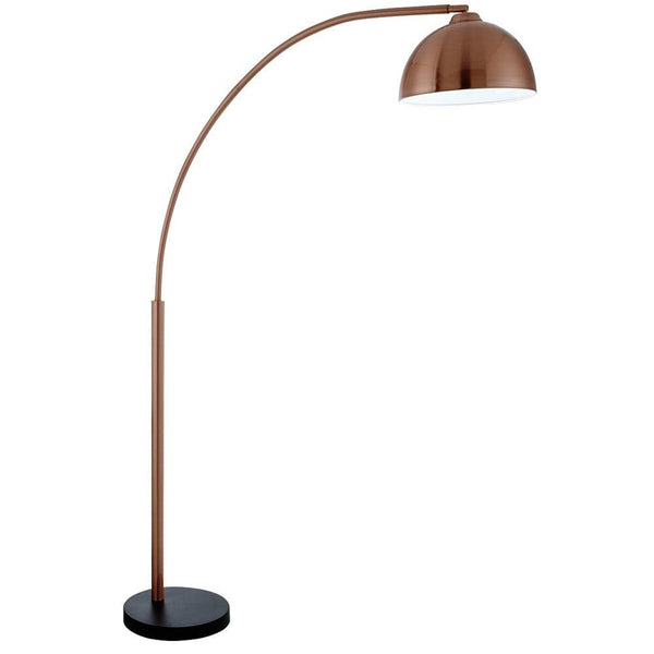 Searchlight Giraffe Black Marbled Based Copper Floor Lamp by Searchlight Lighting 1