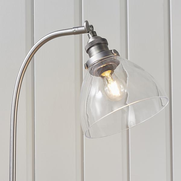 Hansen Brushed Stee l1lt Table Lamp by Endon Lighting
