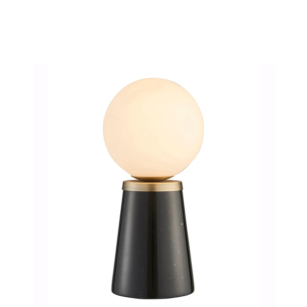 Endon Otto 1 Light Brass Marble Table Lamp 1