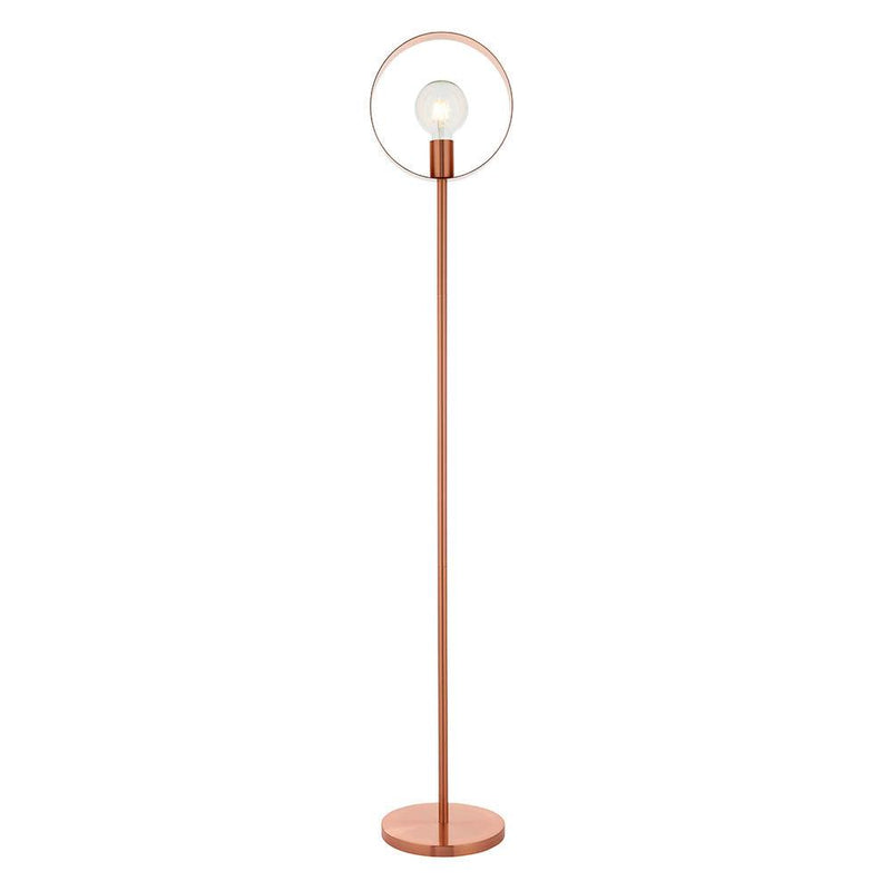 Endon Hoop 1 Light Copper Floor Lamp by Endon Lighting 8