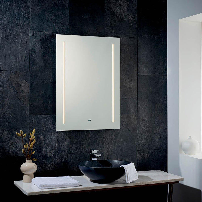 Endon Nero Mirror Bathroom Wall Light - IP44