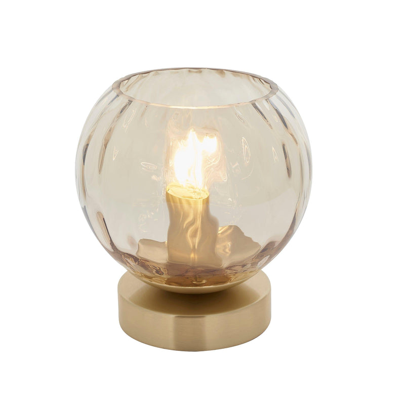 Endon Dimple 1 Light Brass Finish Table Lamp 1