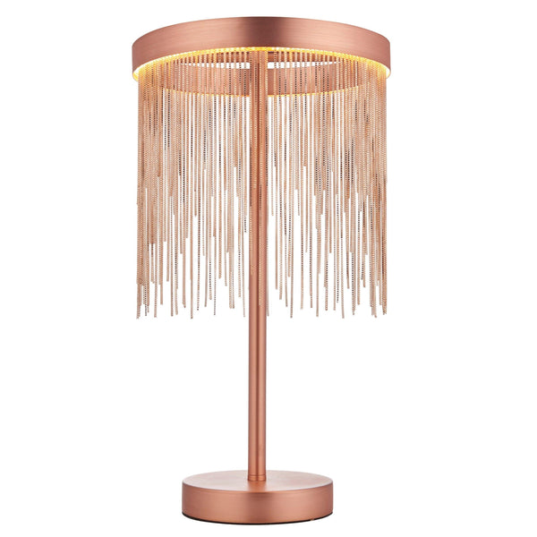 Endon Zelma 1 Light Copper Table Lamp 1
