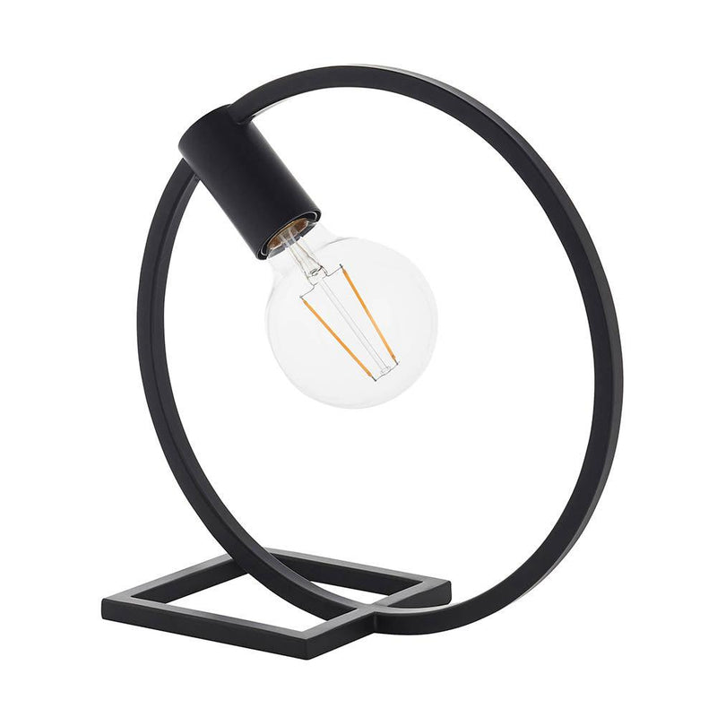 Endon Shape Circle 1 Light Black Table Lamp 7