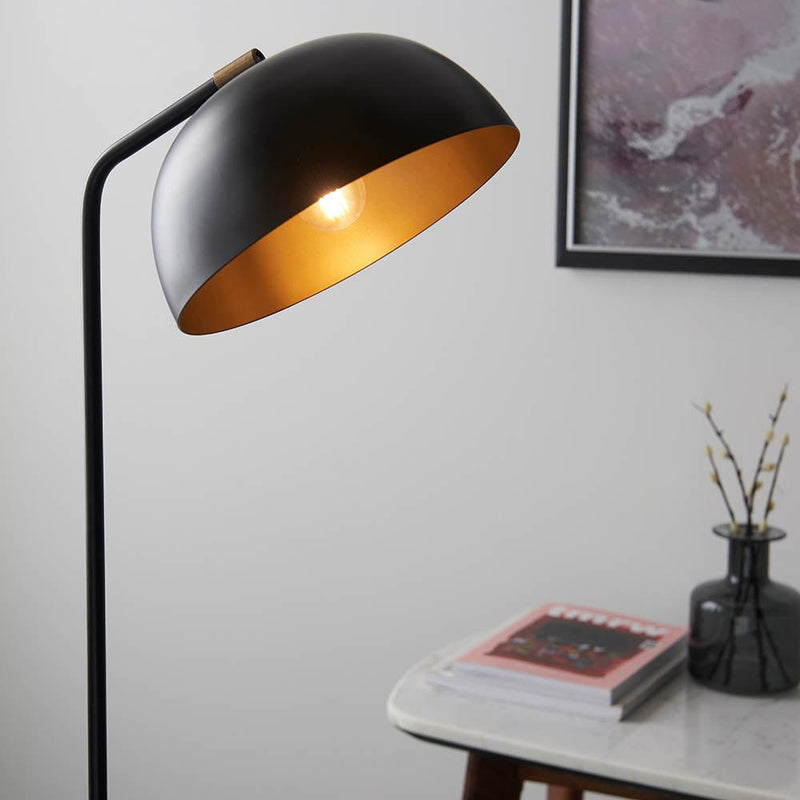 Endon Brair 1 Light Black Floor Lamp by Endon Lighting 5