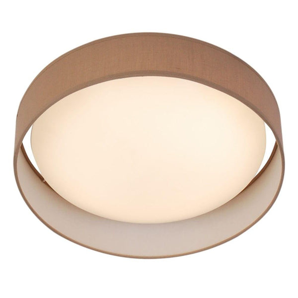 Gianna 1 Light 15w LED Acrylic Brown Shade Ceiling Flush