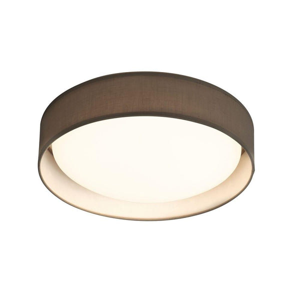 Gianna 1 Light 15w LED Acrylic Grey Shade Flush living room Ceiling Light