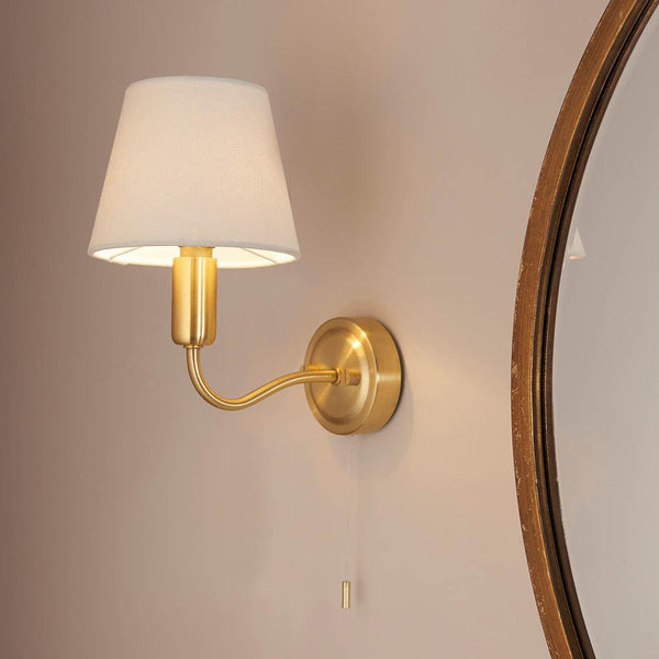 Conway Brass Finish Bathroom Wall Light 93852 bulb guide