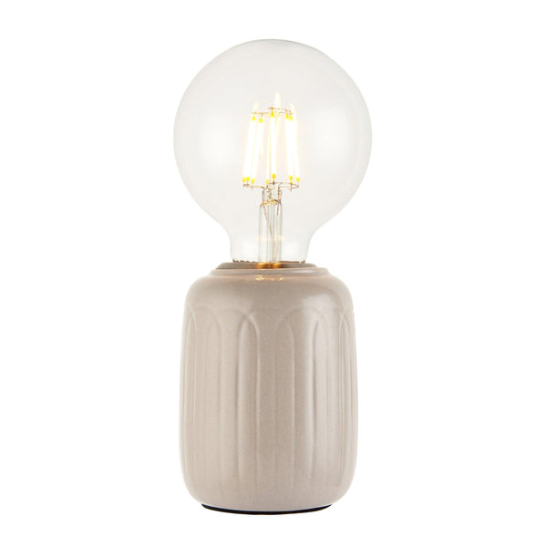 Olivia Taupe Ceramic Table Lamp 94507