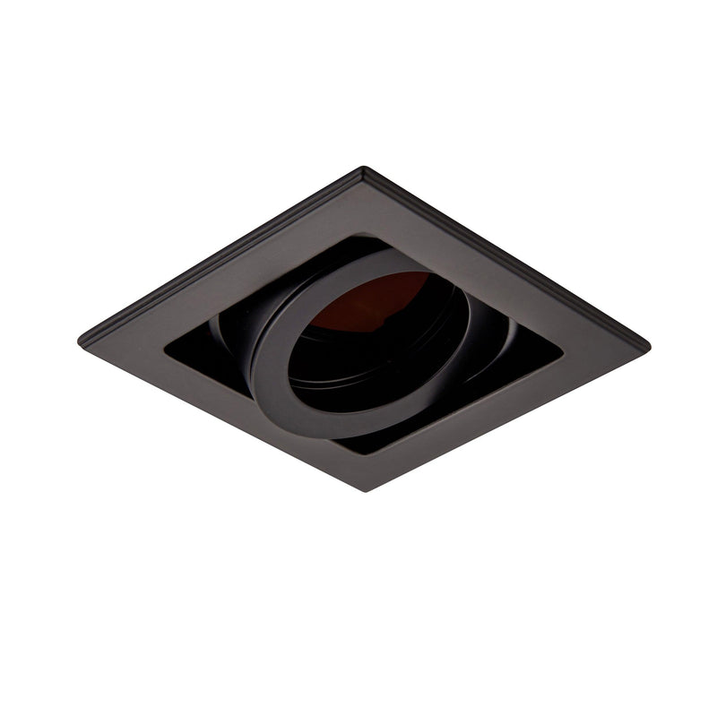 Xeno Black Recessed Tilt Ceiling LIght