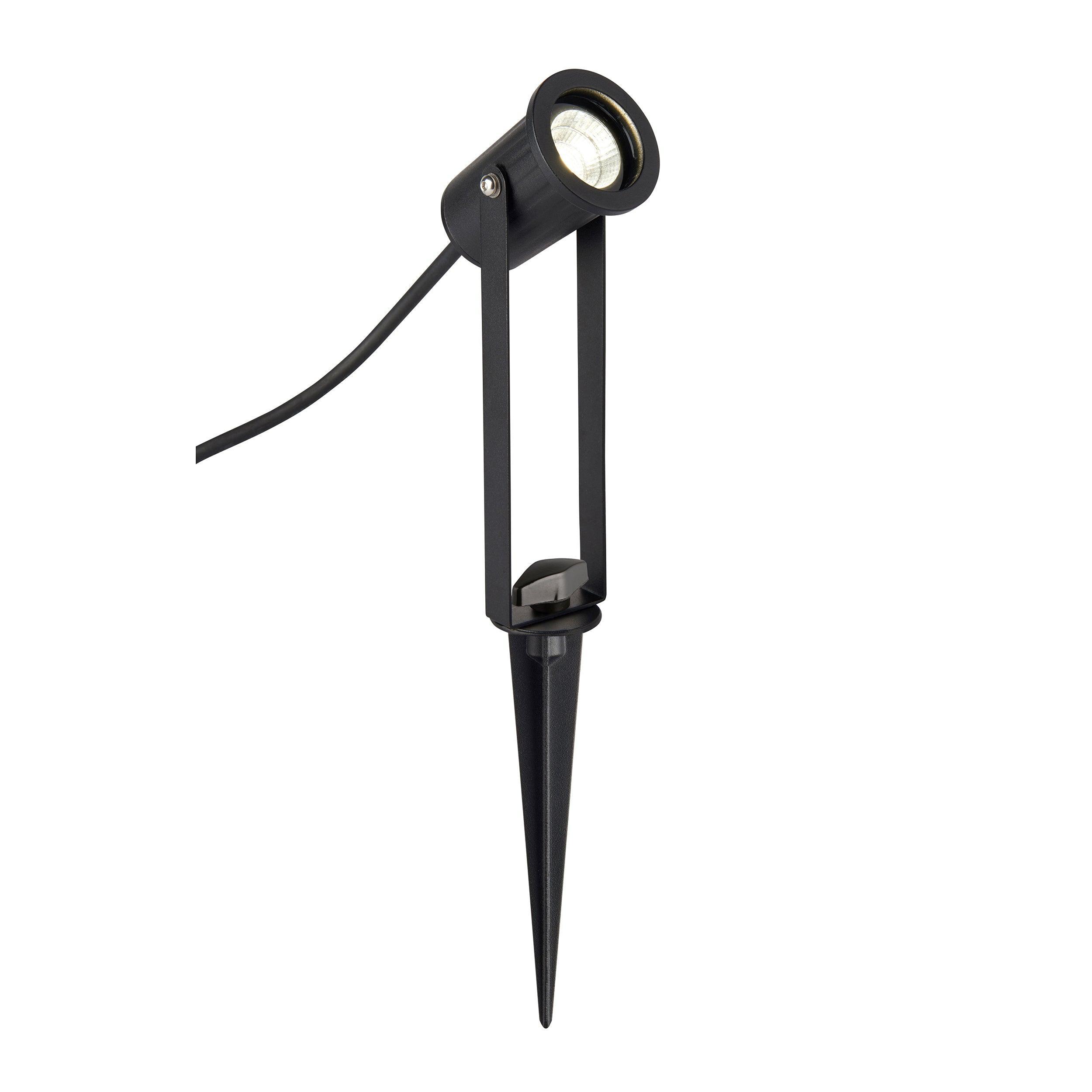 picco mini 4000k garden spike light ip65 8wby saxby lighting