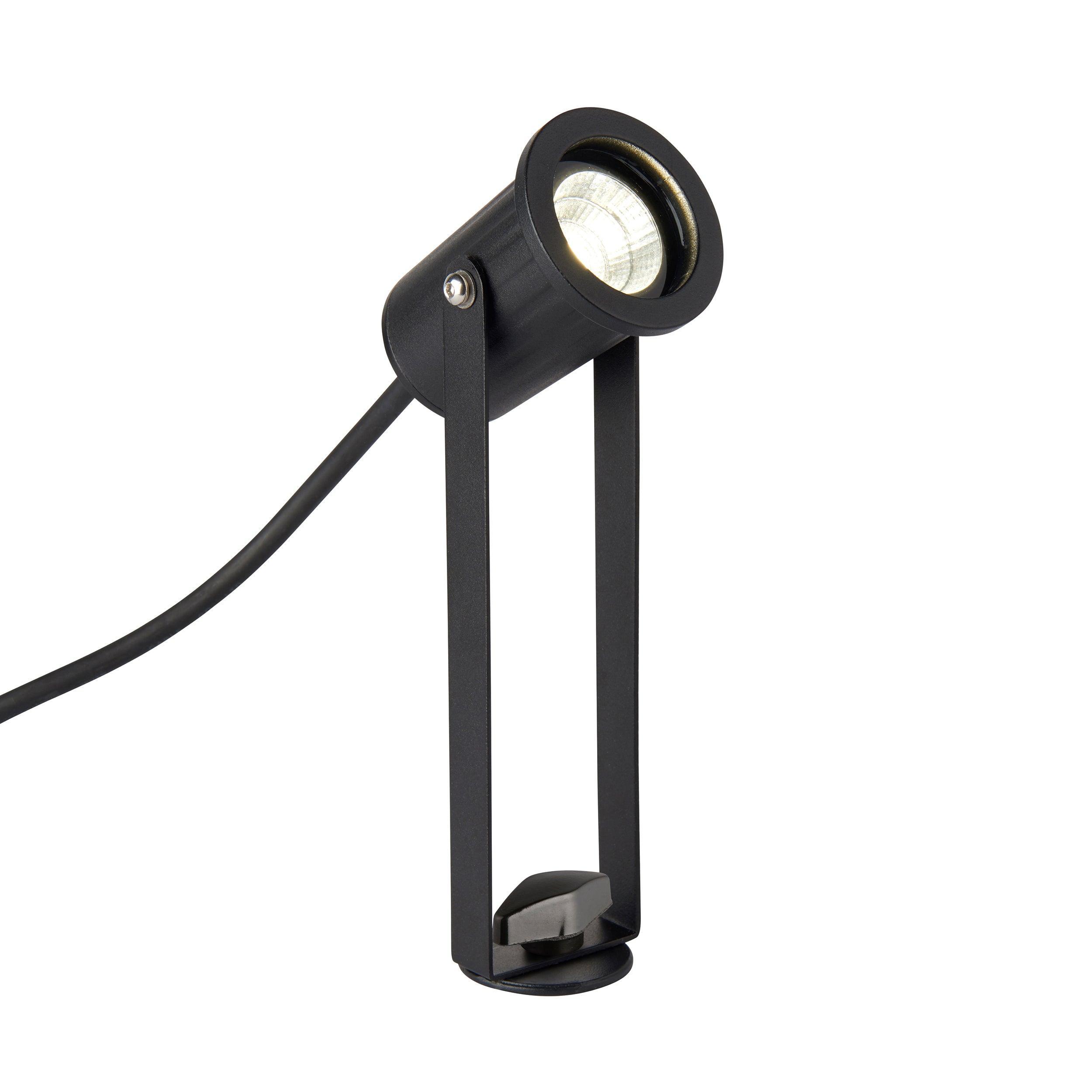 picco mini 4000k garden spike light ip65 8wby Saxby Lighting, close up image