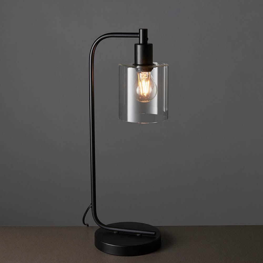 Endon Toledo 1 Light Black Table Lamp 6