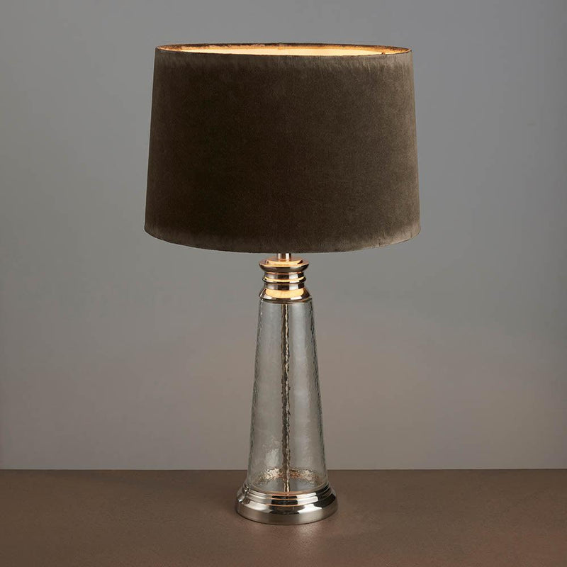 Endon Winslet 1 Light Hammered Glass Table Lamp 5