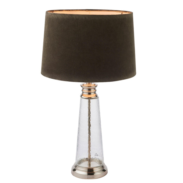 Endon Winslet 1 Light Hammered Glass Table Lamp 1