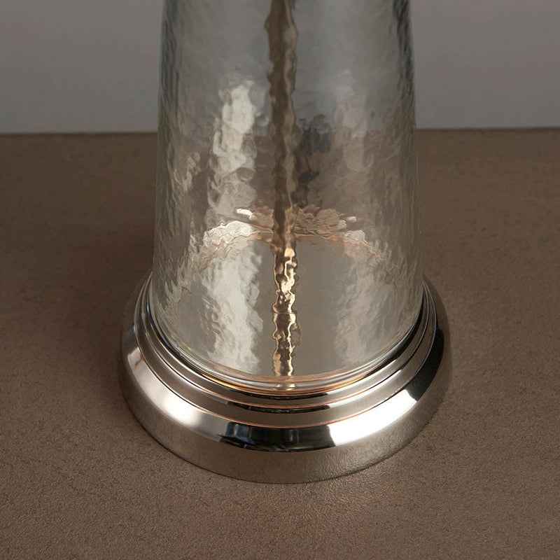 Endon Winslet 1 Light Hammered Glass Table Lamp 7